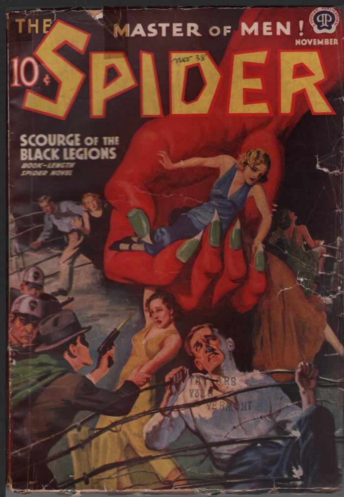 Spider, The. 1938 November.